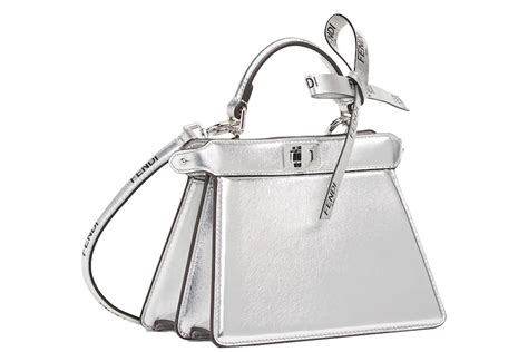 fendi peekaboo silver|was ist peekaboo.